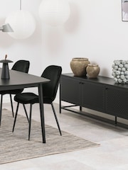 Actona Black Newcastle 3 Door Sideboard - Image 2 of 6