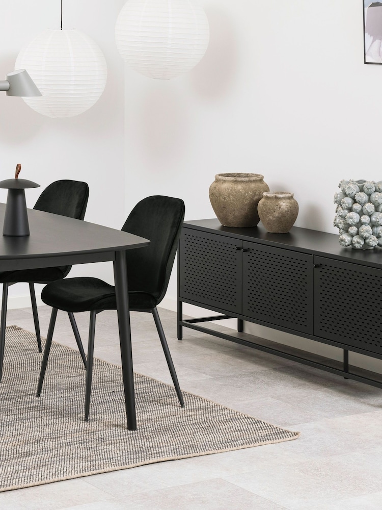 Actona Black Newcastle 3 Door Sideboard - Image 2 of 6