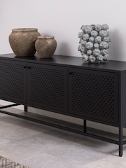 Actona Black Newcastle 3 Door Sideboard - Image 3 of 6