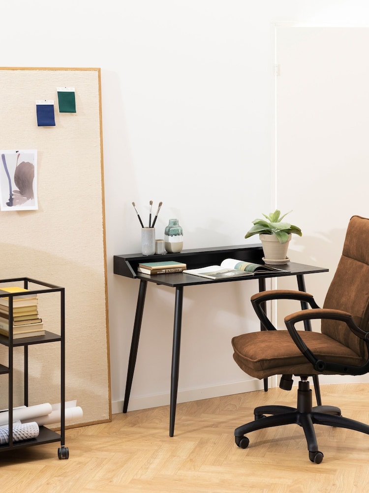Actona Brown Brad Swivel Office Chair - Image 1 of 6
