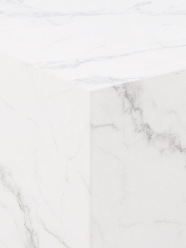 Actona White Dice Square Coffee Table Set - Image 6 of 6
