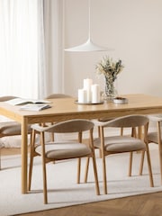 Actona Oak Atlantic Dining Table - Image 1 of 6