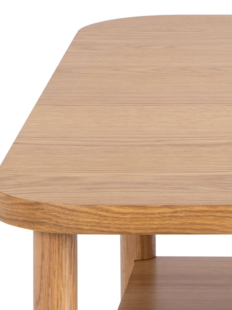 Actona Oak Banbury Square Coffee Table - Image 6 of 6