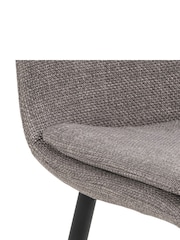Actona Brown Becca Dining Chair Set of 4 - Image 6 of 6