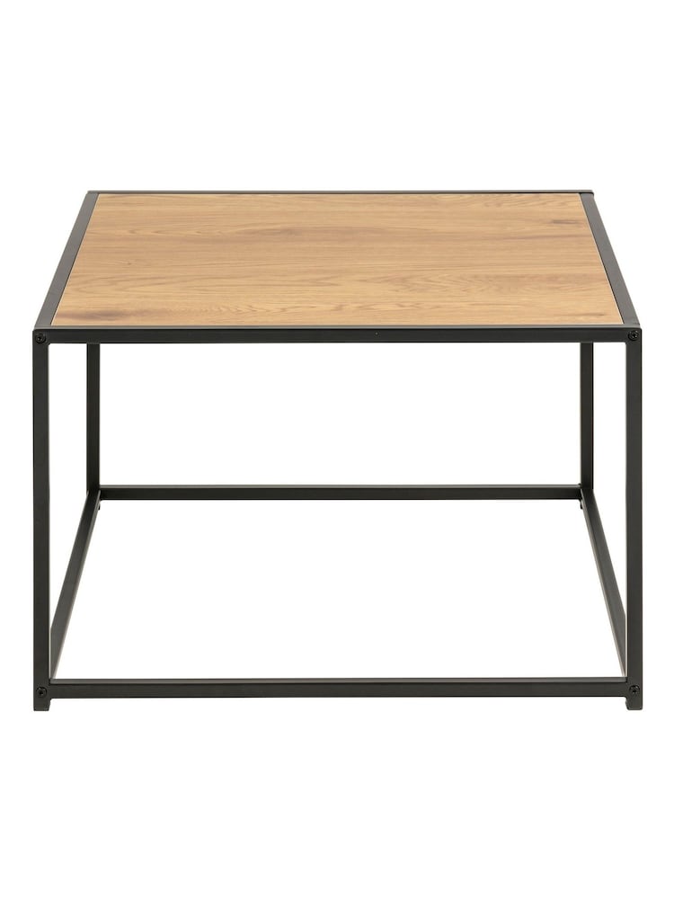 Actona Oak Seaford Metal Coffee Table - Image 6 of 6