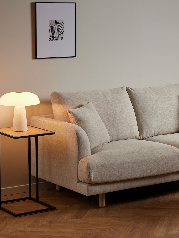 Actona Black Oak Seaford Metal Side Table - Image 1 of 6