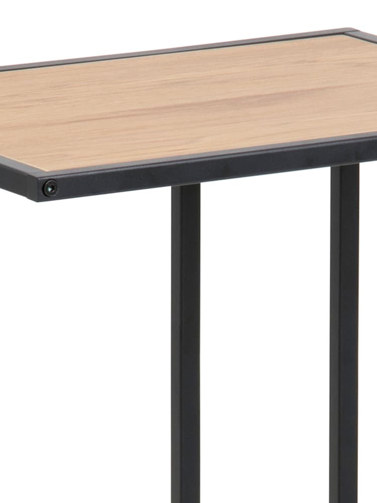 Actona Black Oak Seaford Metal Side Table - Image 6 of 6