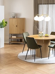 Actona Green Ines Dining Chair Set of 4 - Image 2 of 6