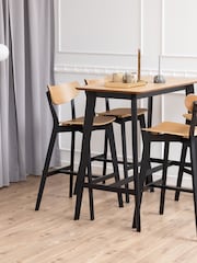 Actona Oak Roxby Bar Table - Image 2 of 6