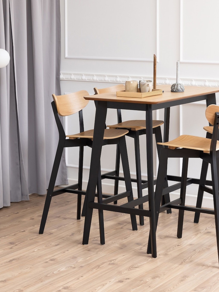 Actona Oak Roxby Bar Table - Image 2 of 6