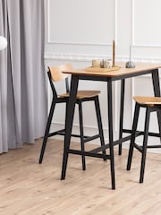 Actona Oak Roxby Bar Table - Image 3 of 6