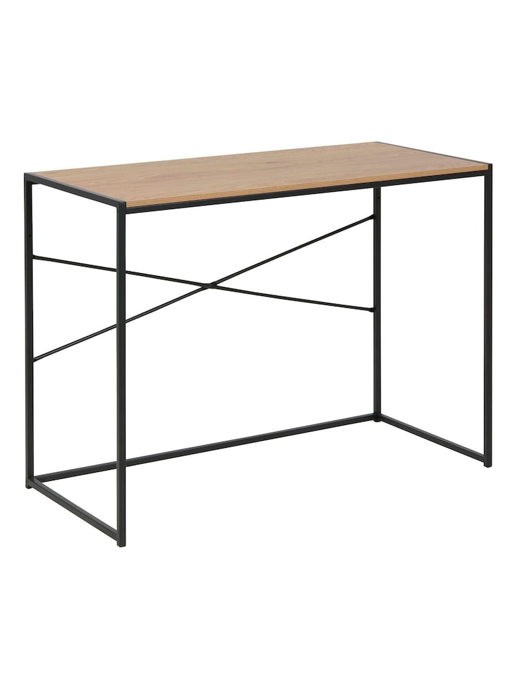Actona Black Oak Seaford Desk - Image 2 of 6