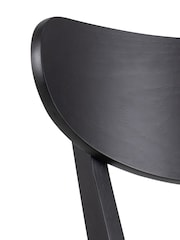 Actona Set of 2 Oak Roxby Bar Stools - Image 6 of 6