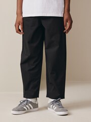 Crno - Povučene pletene pantalone (3-16godina) - Slika 1 od 6