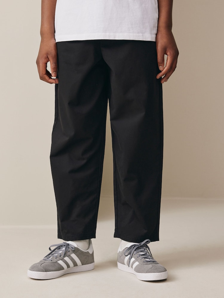 Crno - Povučene pletene pantalone (3-16godina) - Slika 1 od 6