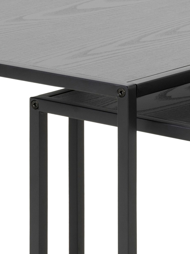 Actona Black Seaford Nest of Tables - Image 5 of 5