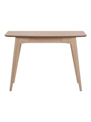 Actona Black Oak Woodstock 1 Drawer Desk - Image 4 of 6