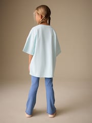 Blue Graphic T-Shirt and Kick Flare Set (3-16yrs) - Image 3 of 4