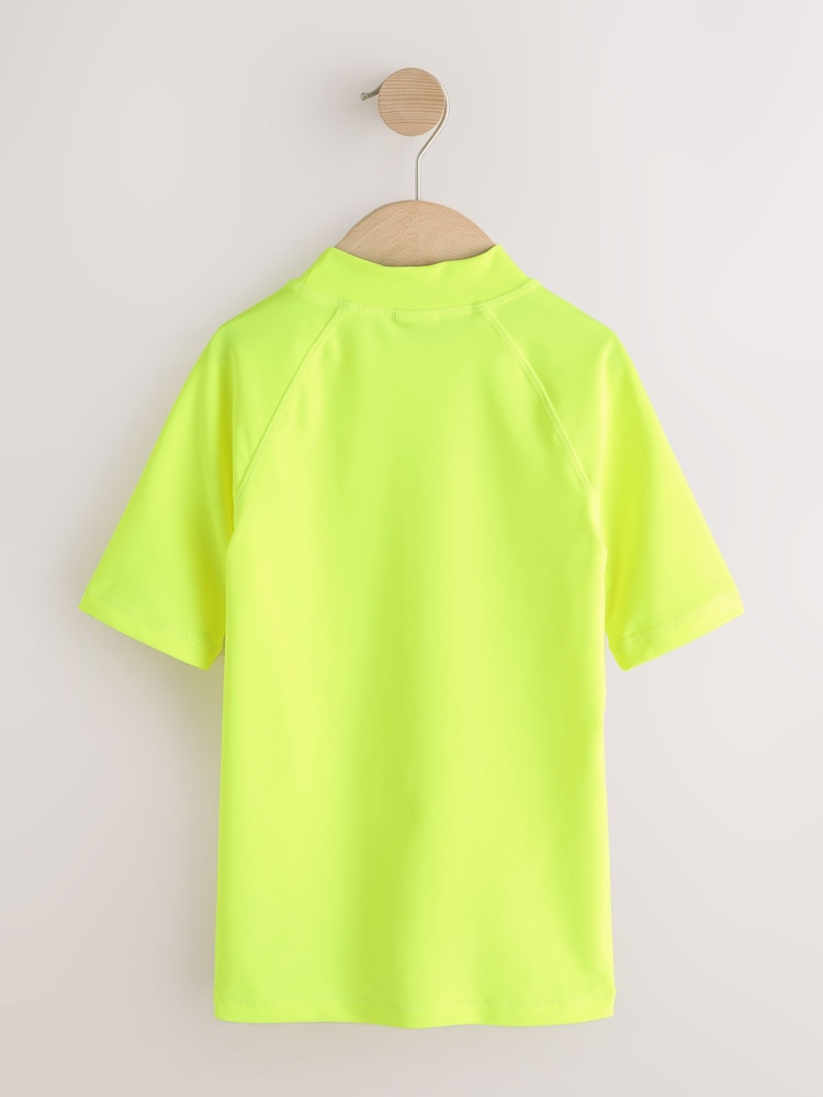 Yellow Short Sleeve Rash Vest (1.5-16yrs) - Image 2 of 4