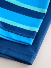 Blau - Stretch-Badeshorts 2 er-Pack (3Monate–7Jahre) - Bild 10 von 10
