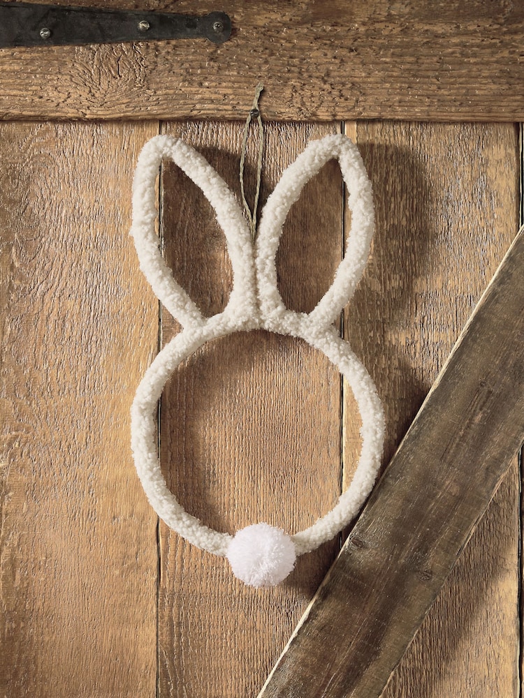 Spring Easter Bunny Wreath - სურათი 1 2-დან