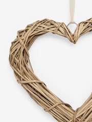 Natural Wicker Heart Wreath - Image 5 of 5