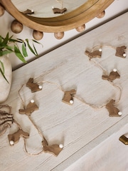Tan Brown Easter Bunny Line Light Garland - Image 2 of 3