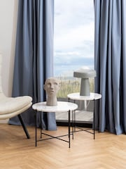 Actona White Small Avila Side Table - Image 2 of 6