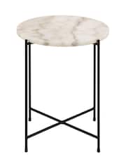 Actona White Small Avila Side Table - Image 5 of 6