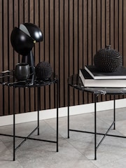 Actona Black Medium Avila Side Table - Image 1 of 6