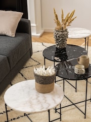 Actona Black Medium Avila Side Table - Image 3 of 6