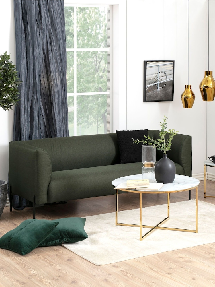 Actona White Alisma Round Coffee Table - Image 1 of 6