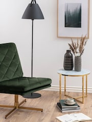 Actona White Alisma Round Side Table - Image 2 of 5