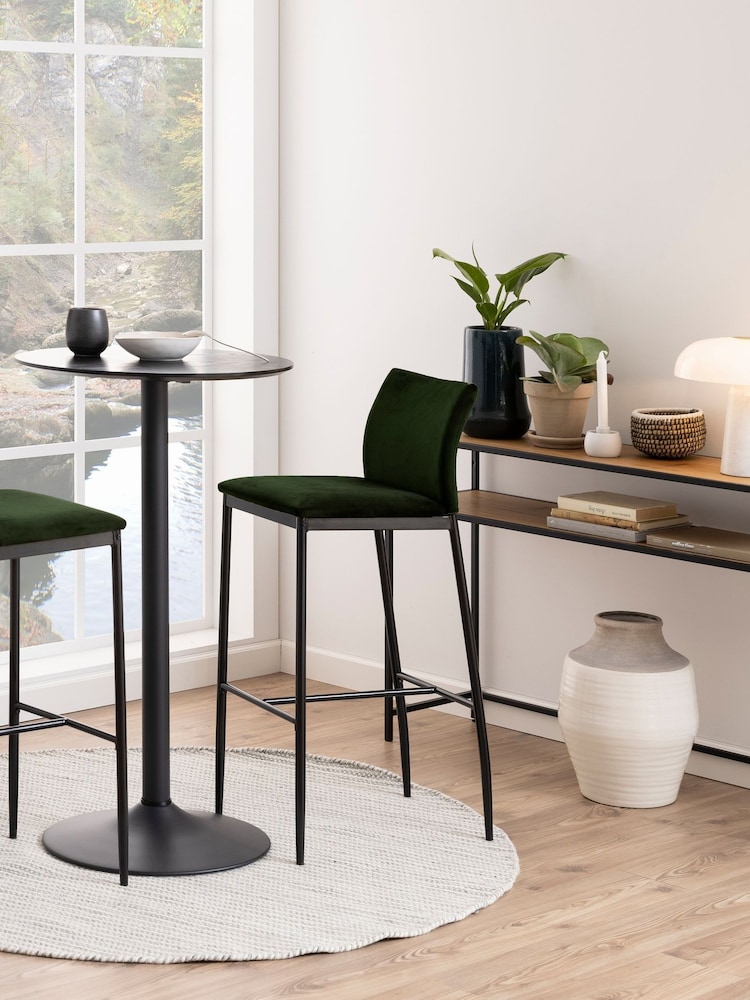 Actona Oak Seaford Metal Console Table - Image 2 of 6