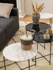 Actona Black Small Avila Side Table - Image 1 of 6