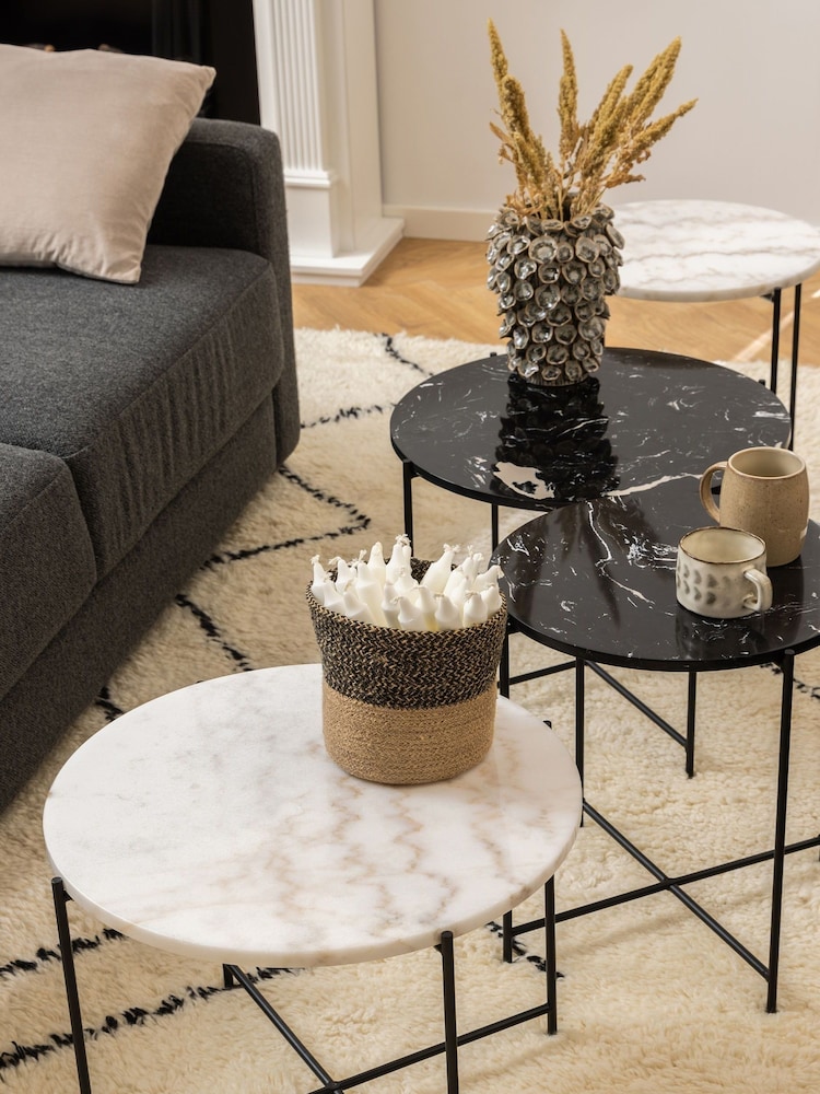 Actona Black Small Avila Side Table - Image 1 of 6