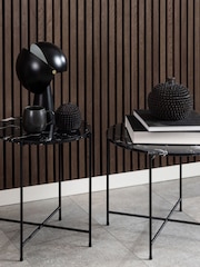 Actona Black Small Avila Side Table - Image 2 of 6