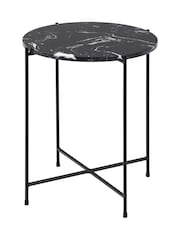 Actona Black Small Avila Side Table - Image 5 of 6