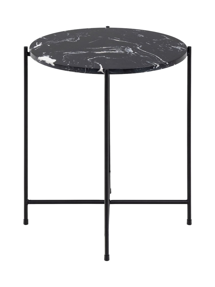Actona Black Small Avila Side Table - Image 6 of 6