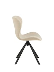 Actona Cream Batilda Swivel Dining Chair Set of 2 - Image 5 of 6