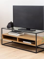 Actona Black Oak Randolf TV Unit - Image 2 of 6