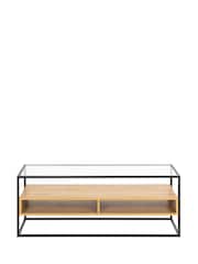 Actona Black Oak Randolf TV Unit - Image 4 of 6