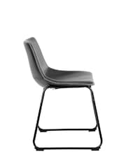 Actona Set of 2 Black I_Oregon Dining Chairs - Image 5 of 5