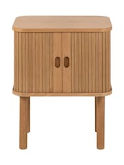 Actona Oak Langley Square Bedside Table - Image 3 of 6