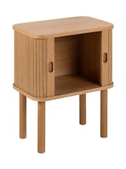 Actona Oak Langley Square Bedside Table - Image 5 of 6