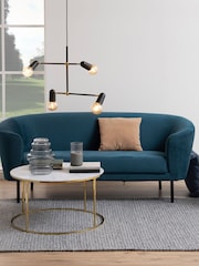 Actona White Bolton Round Coffee Table - Image 1 of 5