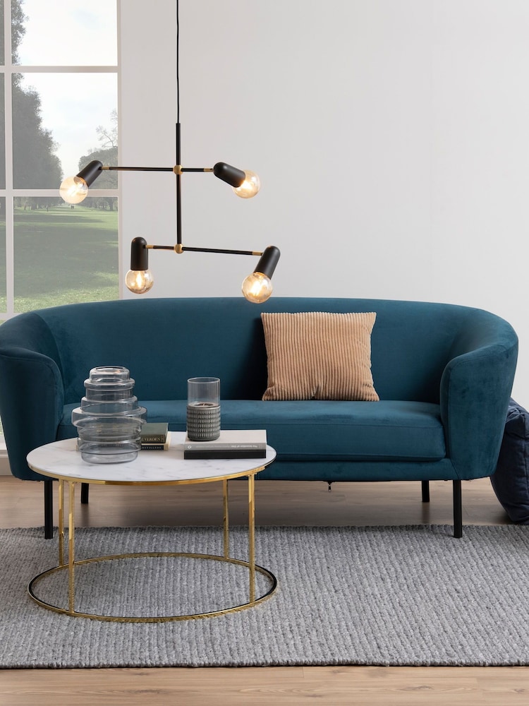 Actona White Bolton Round Coffee Table - Image 1 of 5