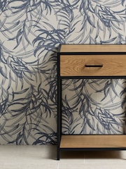 Actona Black Oak Seaford Bedside Table with 1 Drawer - Image 2 of 6