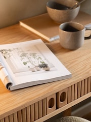 Actona Oak Langley Desk - Image 2 of 6