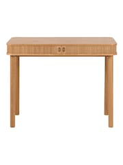 Actona Oak Langley Desk - Image 4 of 6